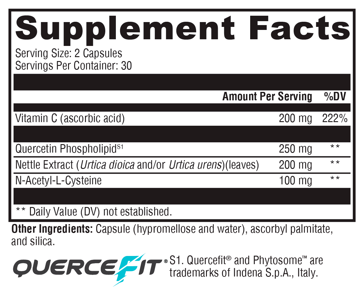 Quercetin 20× Plus 120 Capsules