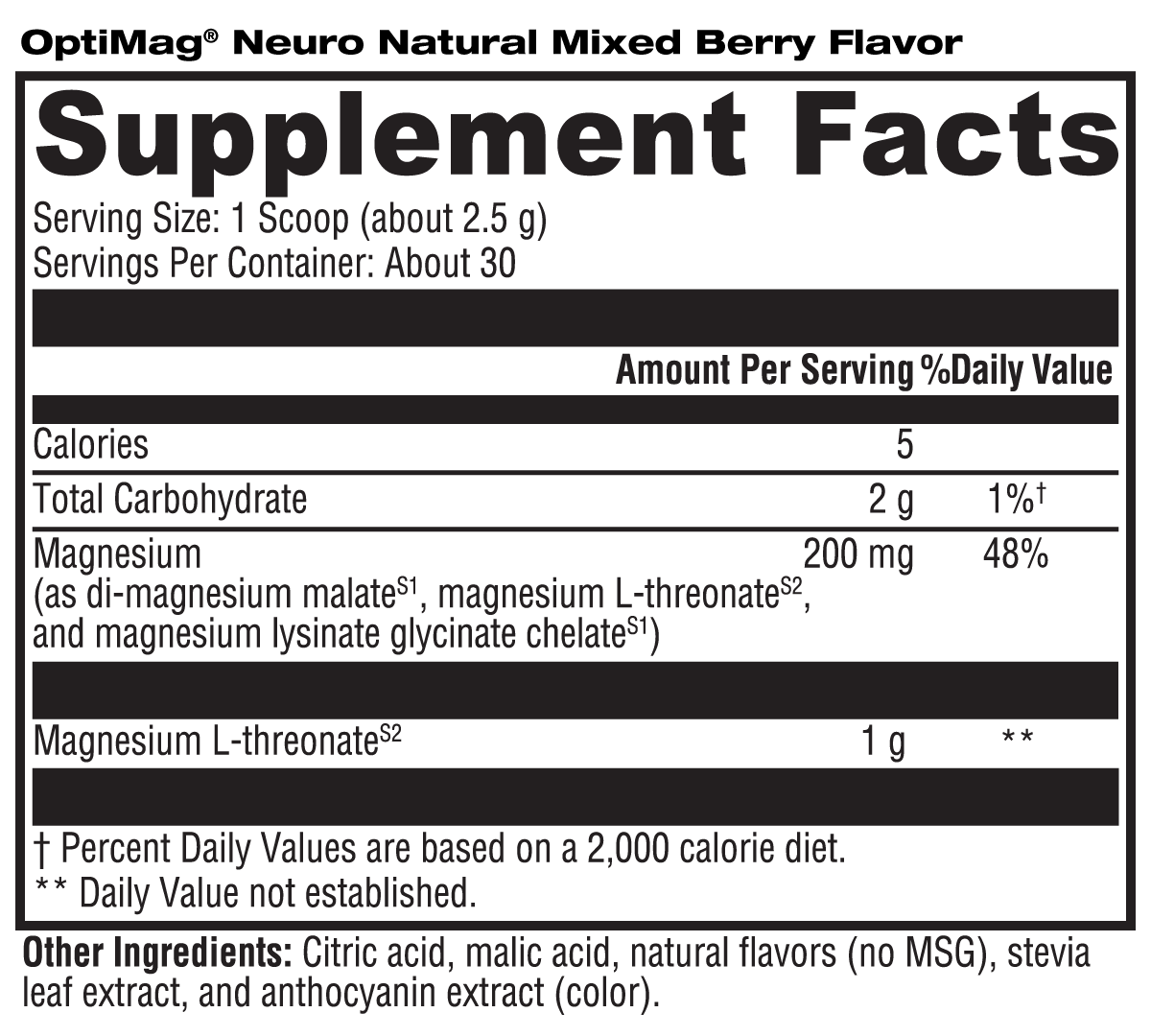 OptiMag® Neuro Mixed Berry 30 Servings