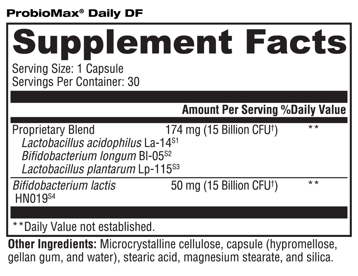 ProbioMax® Daily DF 30 Capsules